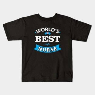 World Best Nurse shirt Nurse Birthday Gift Kids T-Shirt